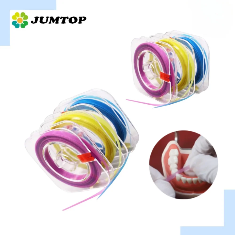 

JUMTOP Dental Polishing Strip Roll 6m*4mm Resin Teeth Grinding Sanding Shaping Dentist Material Dental Produc