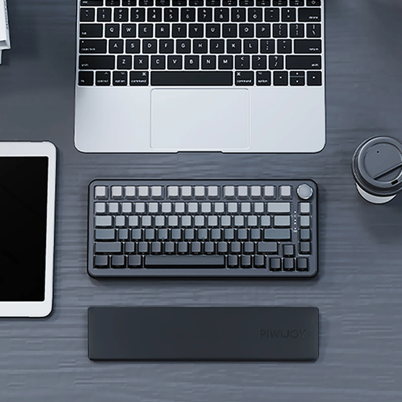 

Ergonomic Hand Support Pad Multi-Purpose Gaming Keyboard Wrist Pad Soft Memory Foam Stable Base for 81-Key Standard Keyboard