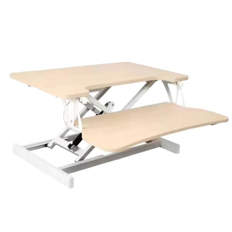 

Stand-up lift computer desk, workbench, laptop, desktop, desk