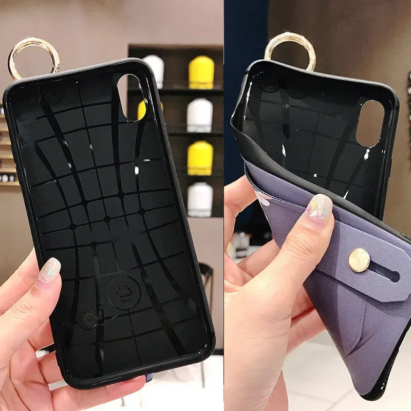 YPM 5 حامل هاتف الحال بالنسبة Redmi ملاحظة 9 8 10 11 12 برو 12C Xiaomi 11t 12t 13 Poco F5 X5 Pro F3 القط أرنب شريط للرسغ #6