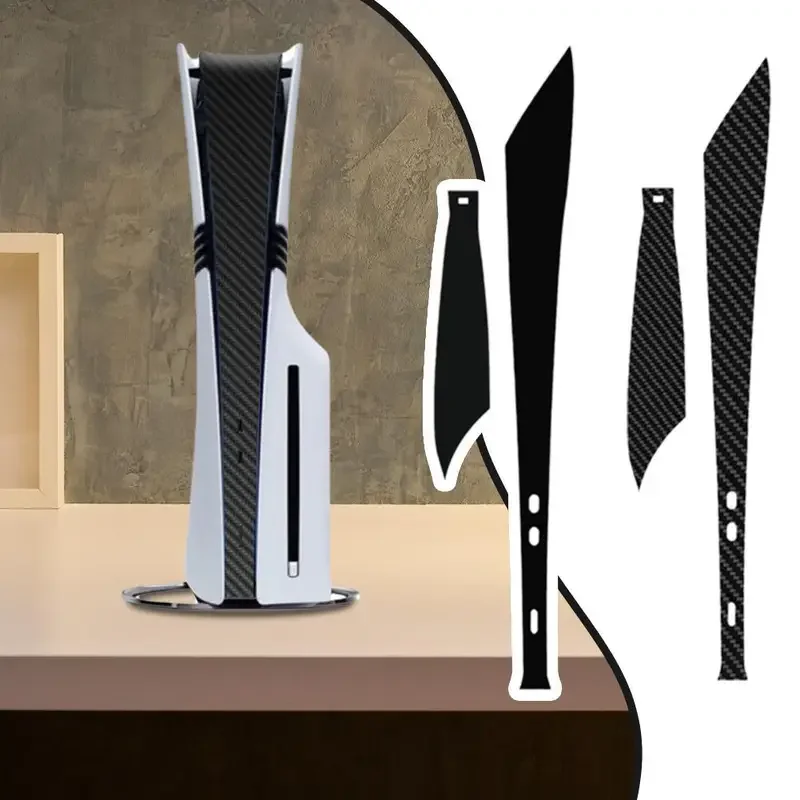 PS5 프로 콘솔 스킨 스티커 PCV 비닐 보호 중간 피부 스티커 PS5 를 위한 방진 데칼을 위한 새로운 도착 부속품