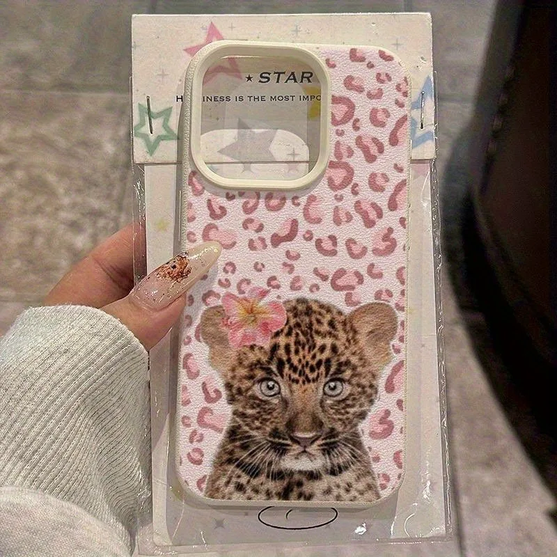 

New TPU Phone Case with Cute Animal Print For iPhone 11 12 13 14 15 16 17 Pro Max XS X XR 16E 16 Plus 17 Air Soft Silicone Cover
