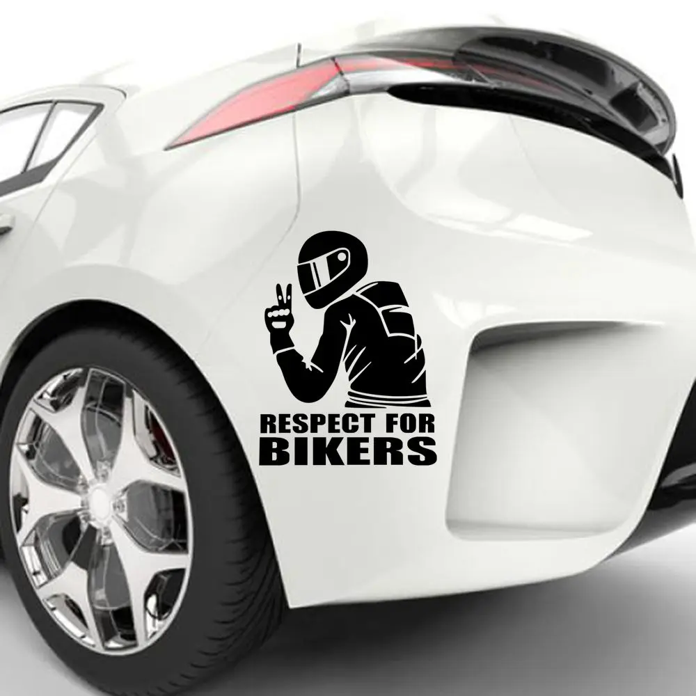 Motor Accessories Waterproof Bicycle Protection Auto Decal Car Sticker Reflective 3D Respect