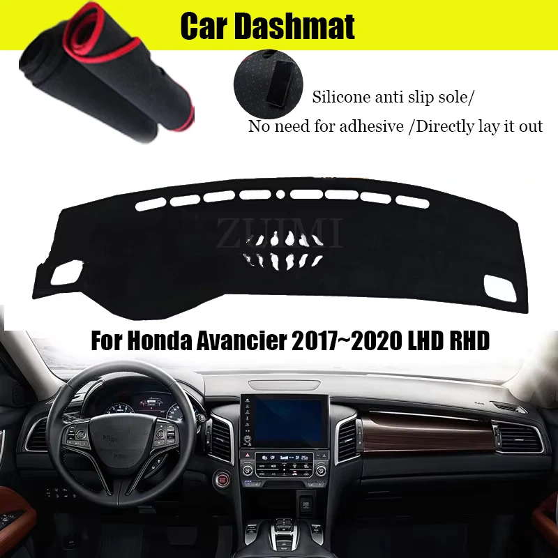 

ZUIMI Dashboard Cover Dash Mat Dashmat For Honda Avancier 2017~2020 LHD RHD Dash Board Cover Pad Sun Shade Directly Lay It Out