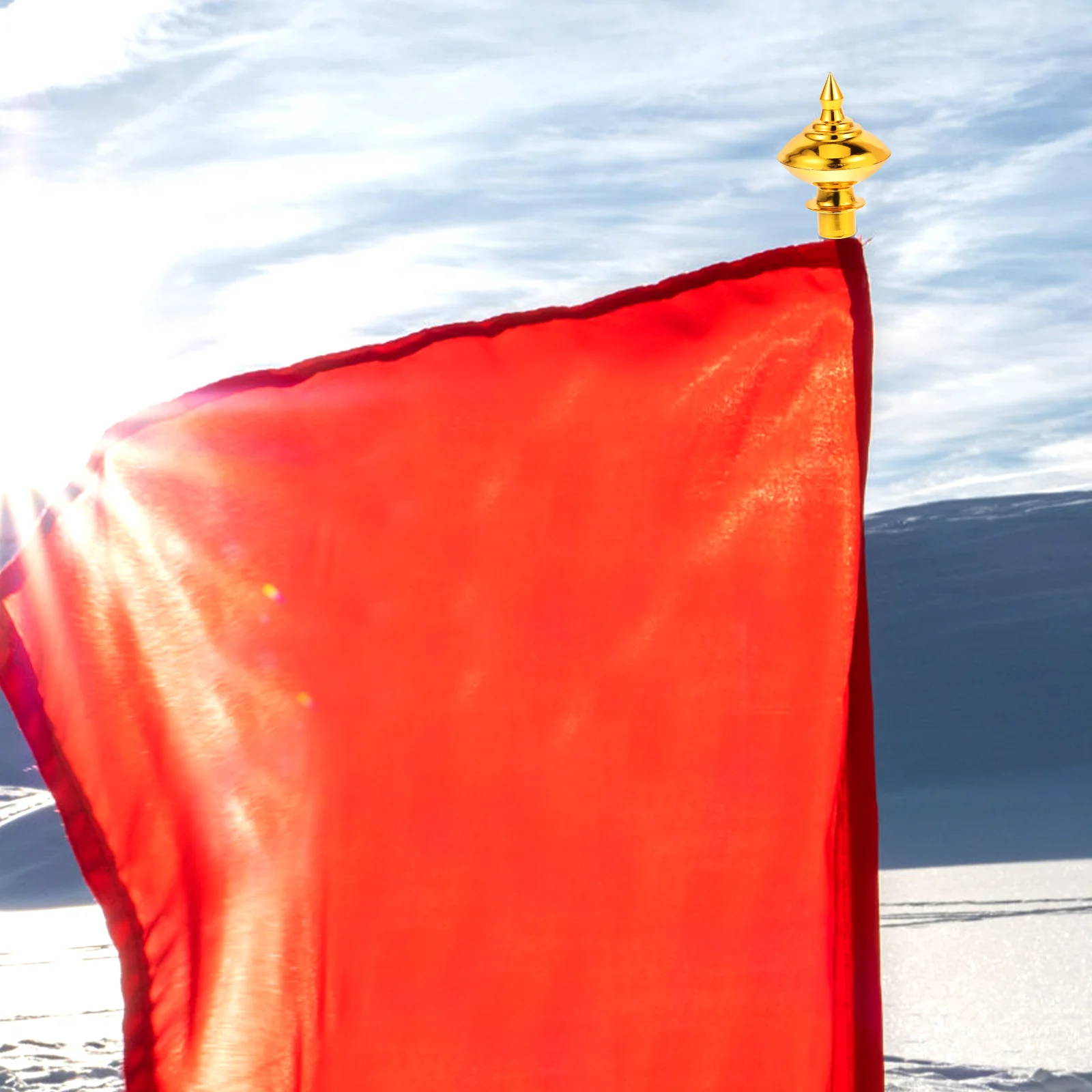 

10pcs Flag Pole Toppers Outdoor Plastic Ball Top Replacement Parts For Flagpole Accessories Camping Pole Ornament Decorative