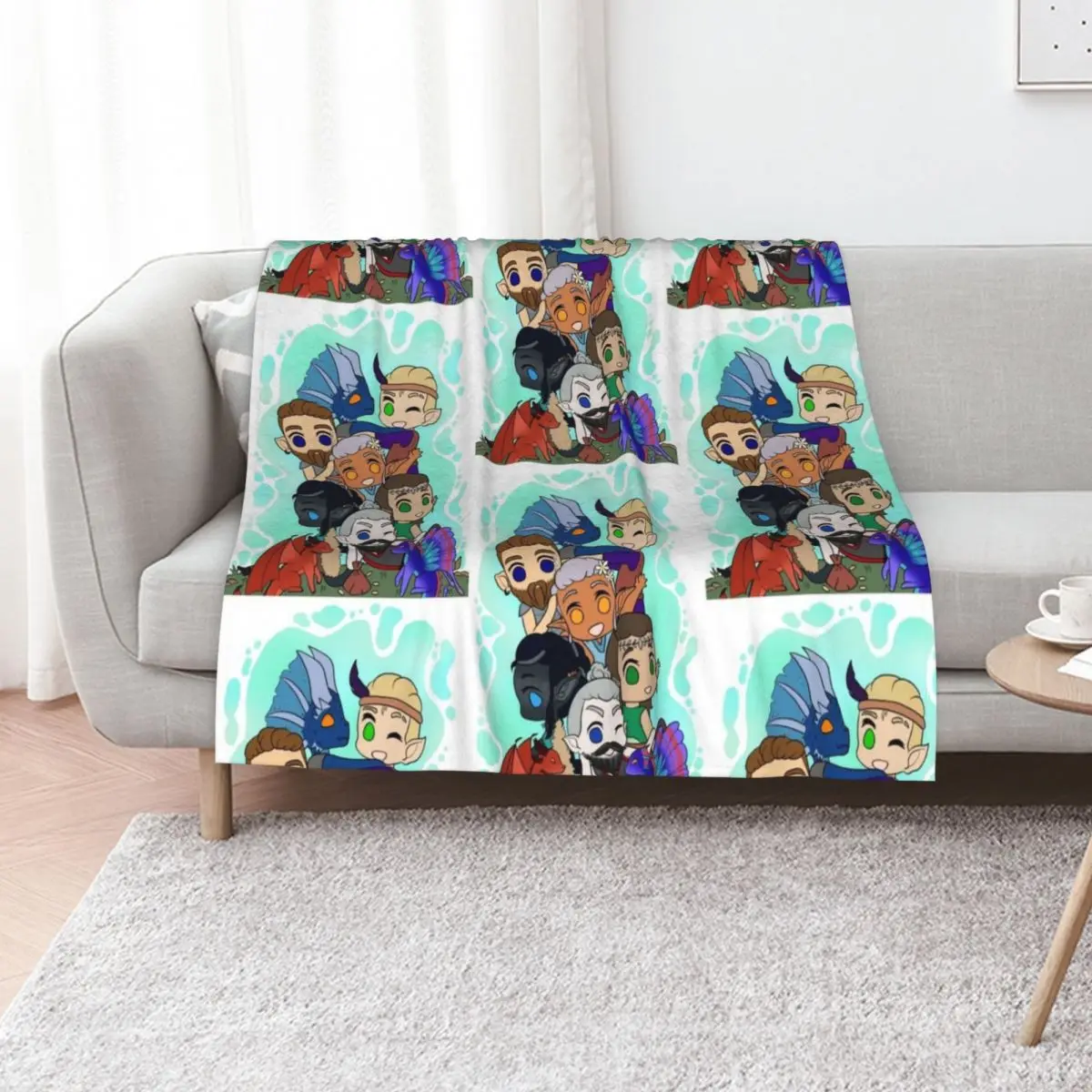 

Dnd Group Throw Blanket Retros warm for winter Luxury Travel Blankets