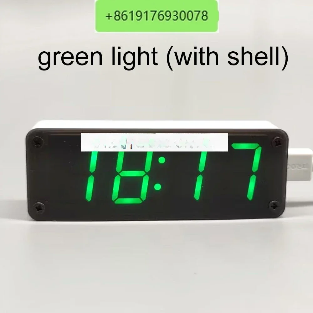 WIFI Clock, NTP Time Service, Automatic Time Synchronization, 0.8-inch Digital Tube LED Clock Module, Intelligent Dimming