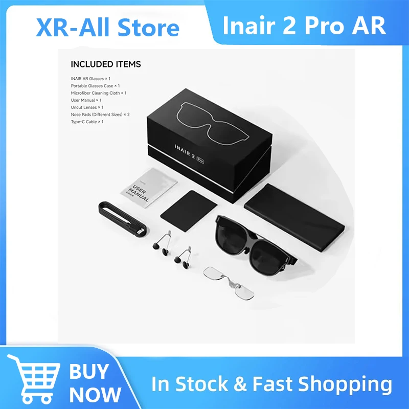 Inair 2 Pro Smart AR Glasses Support Direct Connection DP Smart Devies Virtual Switch 135