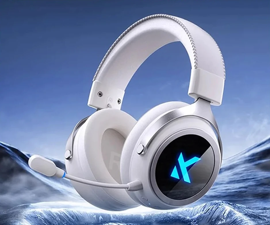 Игровая гарнитура MCHOSE X9, трехрежимные беспроводные наушники, 53 мм, динамический привод, низкая задержка, 7,1-канальные наушники 2000 мАч с микрофоном