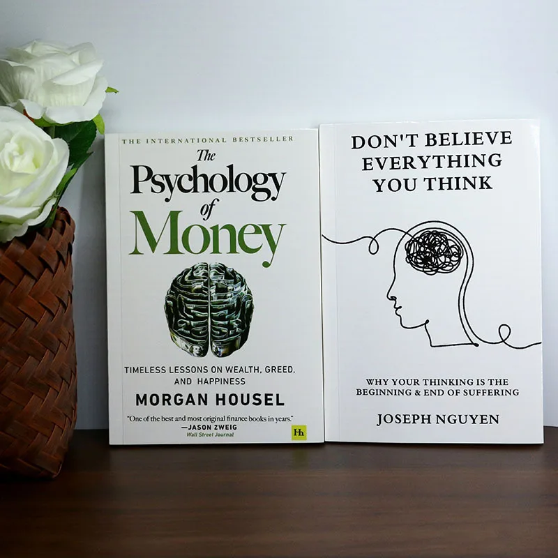 

《The Psychology of Money》+《The Mountain Is You》Wealth and Mind Growth Set For readers seeking success Personal development Gifts