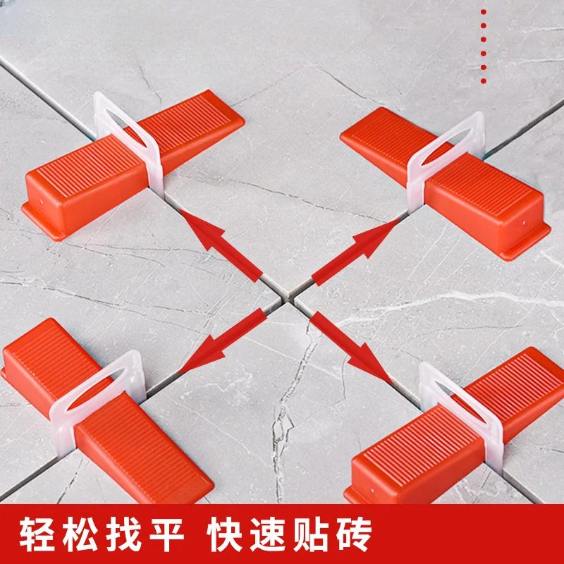 100pcs Tile Leveling System 1mm/1.5mm/2mm/2.5mm/3mmplier Plastic Tile Spacers Tiling Tools