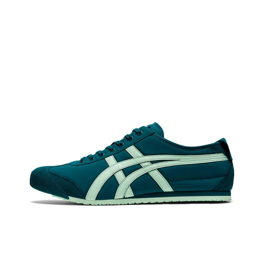 Onitsuka Tiger MEXICO 66 Low top Skateboard Shoes Unisex Blue Green 1183B497-300
