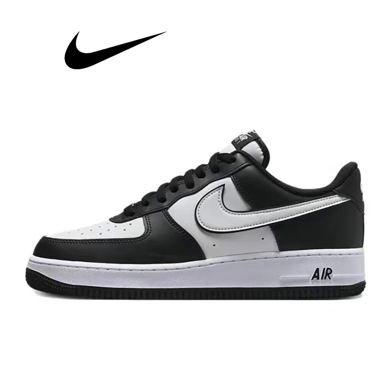 Nike-Chaussures de skate basses pour hommes et femmes, Air Force 1 07, Baskets de sport, Tout blanc, Baskets KrasnoCasual, Tains