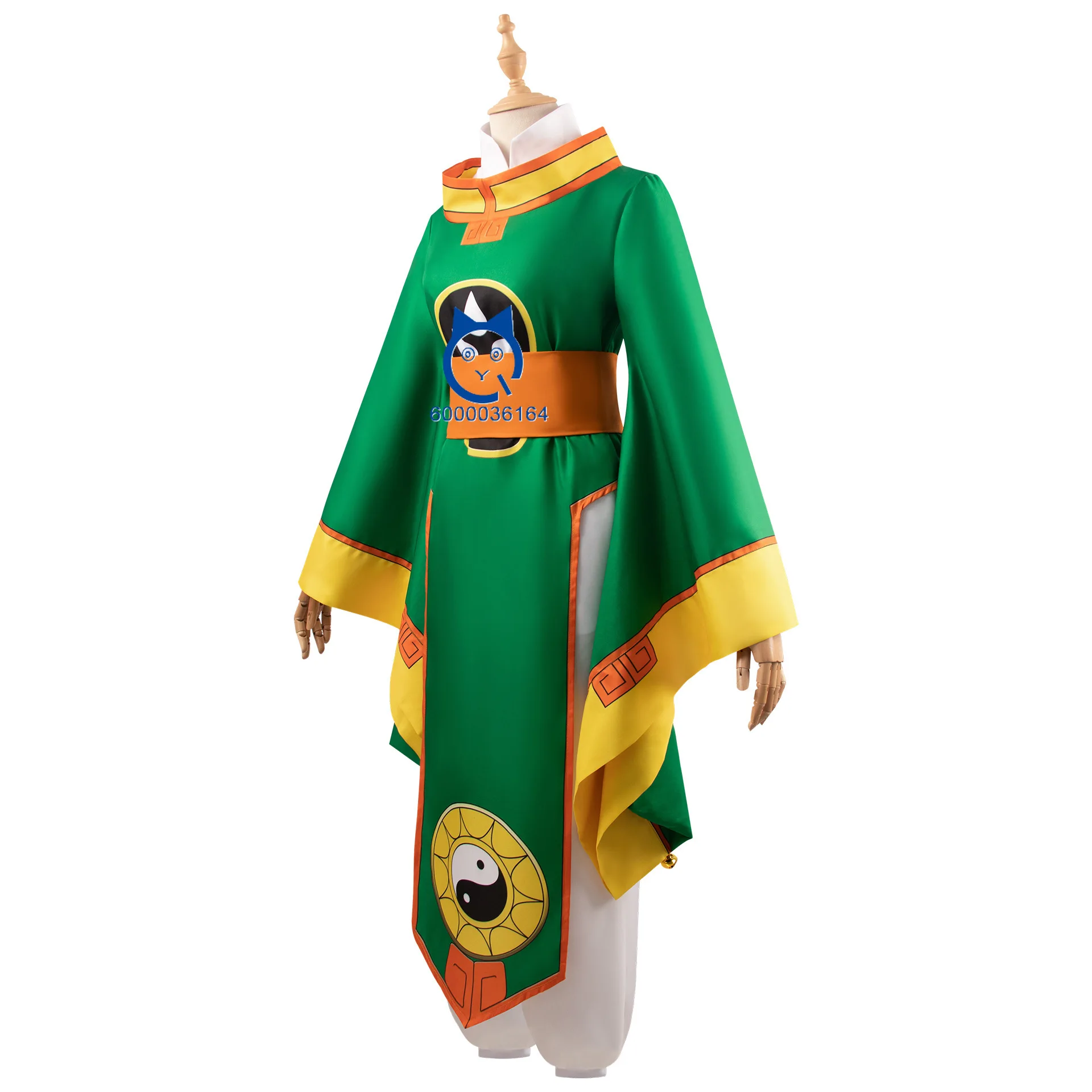 Anime Card Captor Sakura Li Syaoran Cosplay Kostüm Perücke Hut Grünes Kleid für Frauen Halloween Party Rollenspiele Comic Con Anzug