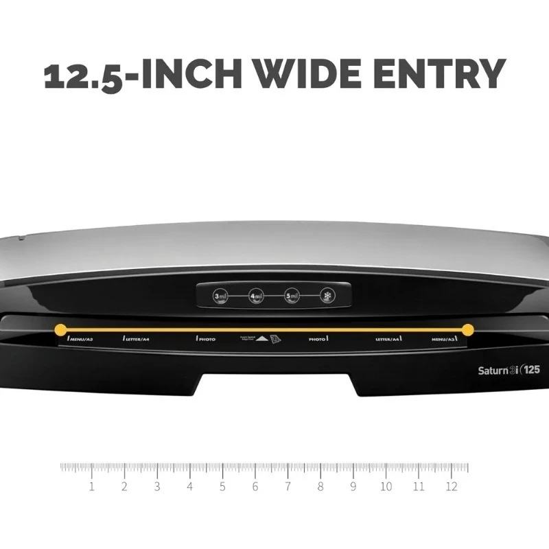 ماكينة تغليف حرارية جديدة Saturn 3i 125 للمنزل أو المكتب مع مجموعة أدوات تشغيل الحقيبة، 12.5 بوصة، إحماء سريع، تصميم خالي من المربى #1