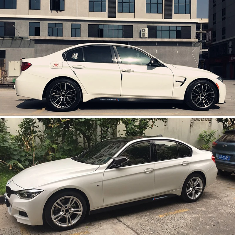 For BMW F20 F40 F22 F30 E90 F32 F10 F06 F07 F46 M3 M4 M5 E60 Z4 G20 F15 F16 G30 X1 M Performance Door Side Skirt Sticker Decal view 5