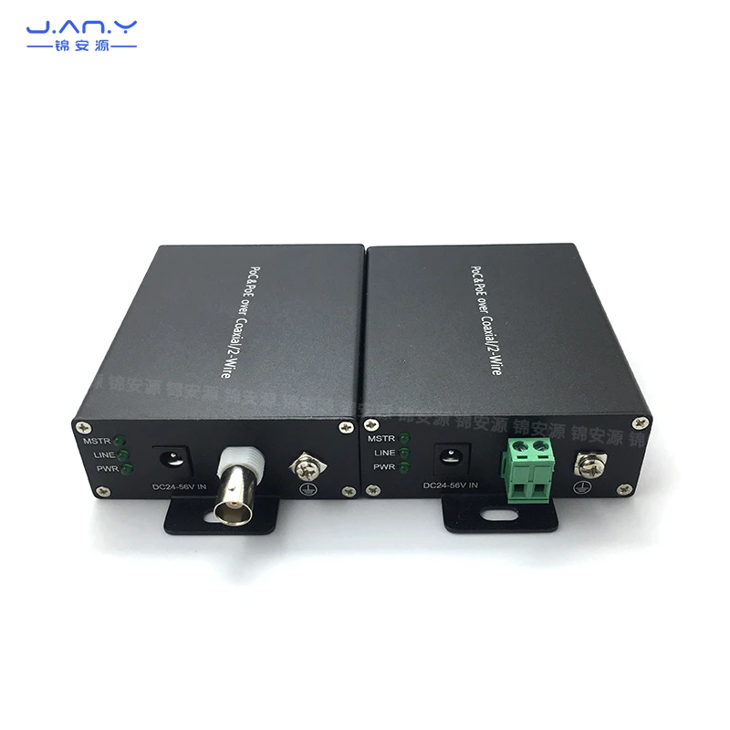 Poc Coaxiale High-Definition Digitale Zender Netwerk Voeding Poe Extender Ip Netwerk Monitoring Naar Video Netwerkkabel