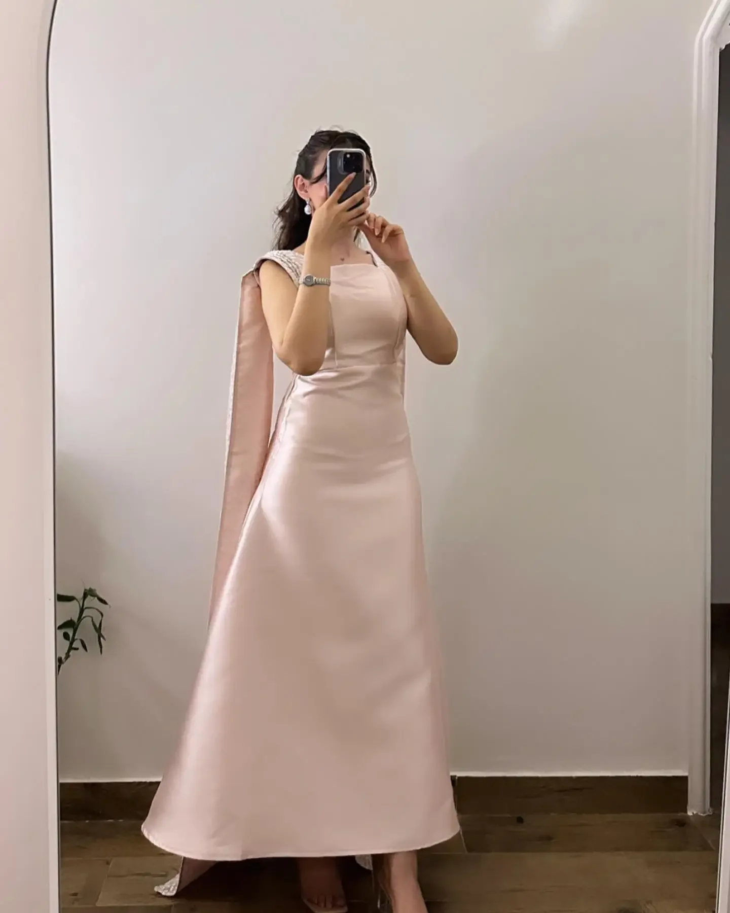 Maßgeschneiderte Jiayigong einfache exquisite quadratische A-Linie Spitze s formelle Anlässe Kleider für Frauen Party Hochzeit Abend Abschlussball Dre