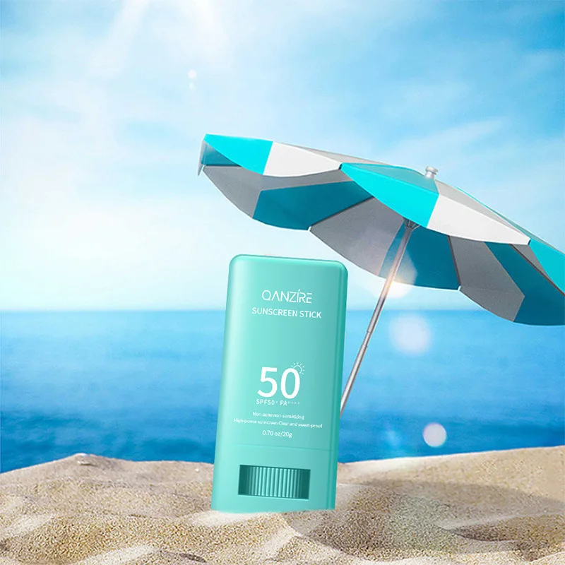 واقي شمسي منعش ، يحمي من الأشعة فوق البنفسجية ، SPF 50 + ، غير حب الشباب ، غير حساس ، واقي شمسي عالي الطاقة ، شفاف ، 20 جم