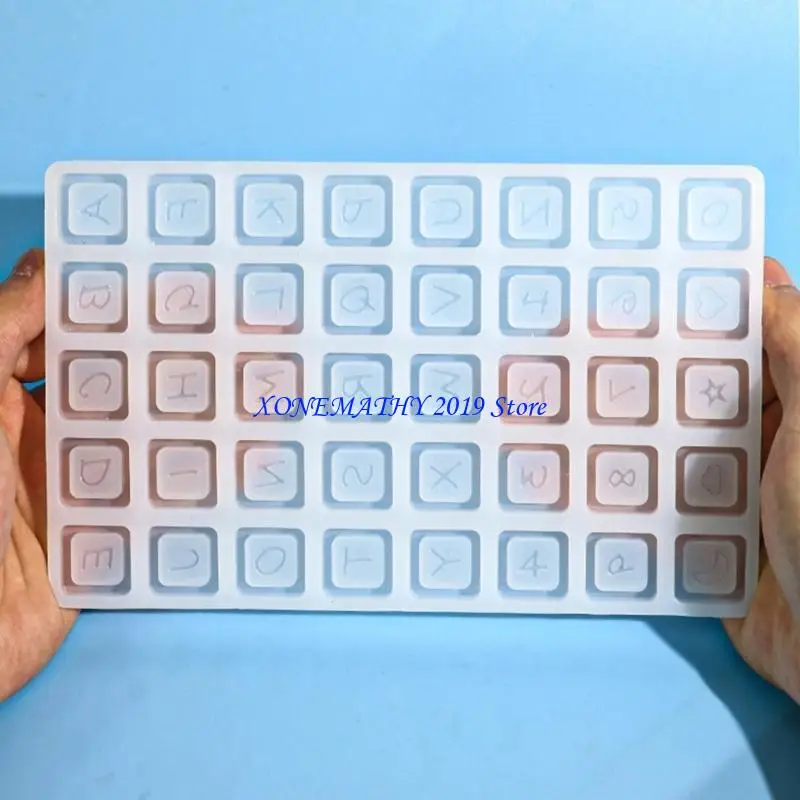 

F42F Letter Resin Shaker Molds,Silicone Mould Resin Shaker Molds Resin Epoxy Casting Shaker Mould for DIY Crafts