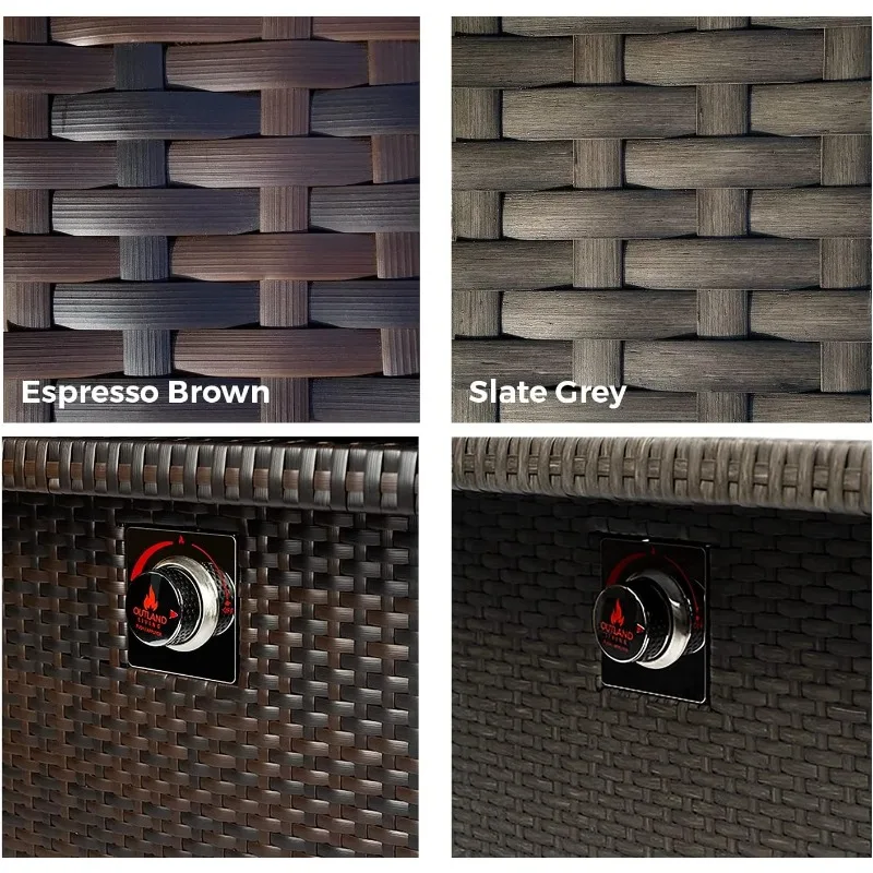 سلسلة 403-طاولة ناري اسبريسو براون، اسبريسو براون/50000 وحدة حرارية بريطانية