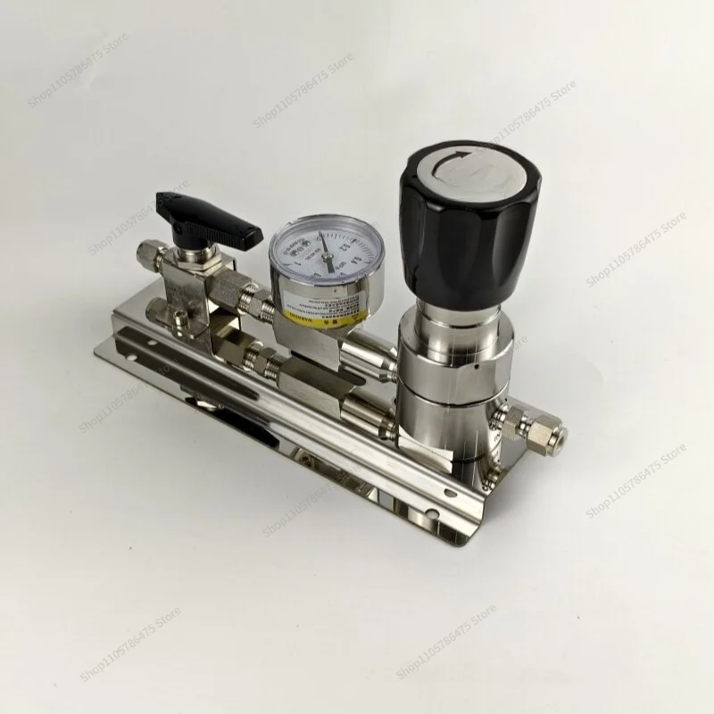 For 316L Stainless Steel Decompression End Point Secondary Ball Control Panel One in One Out Laboratory Gas Path Semi-automatic