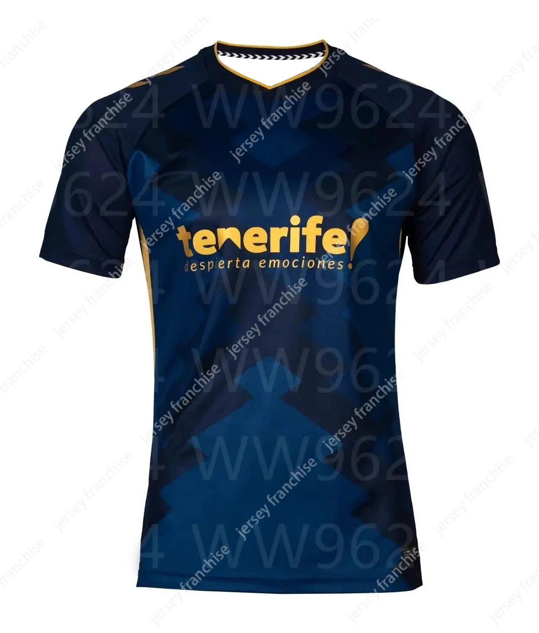 Men's Quick-drying T-shirt West B 4-25 Tenerife Home Jersey New Short-sleeved Sports Jersey Breathable Sweat-absorbing Top