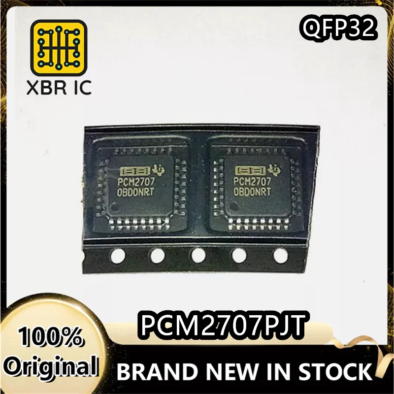 (4/10 pieces) PCM2707PJT PCM2707 QFP-32 audio digital-to-analog conversion chip New original authentic spot fast delivery
