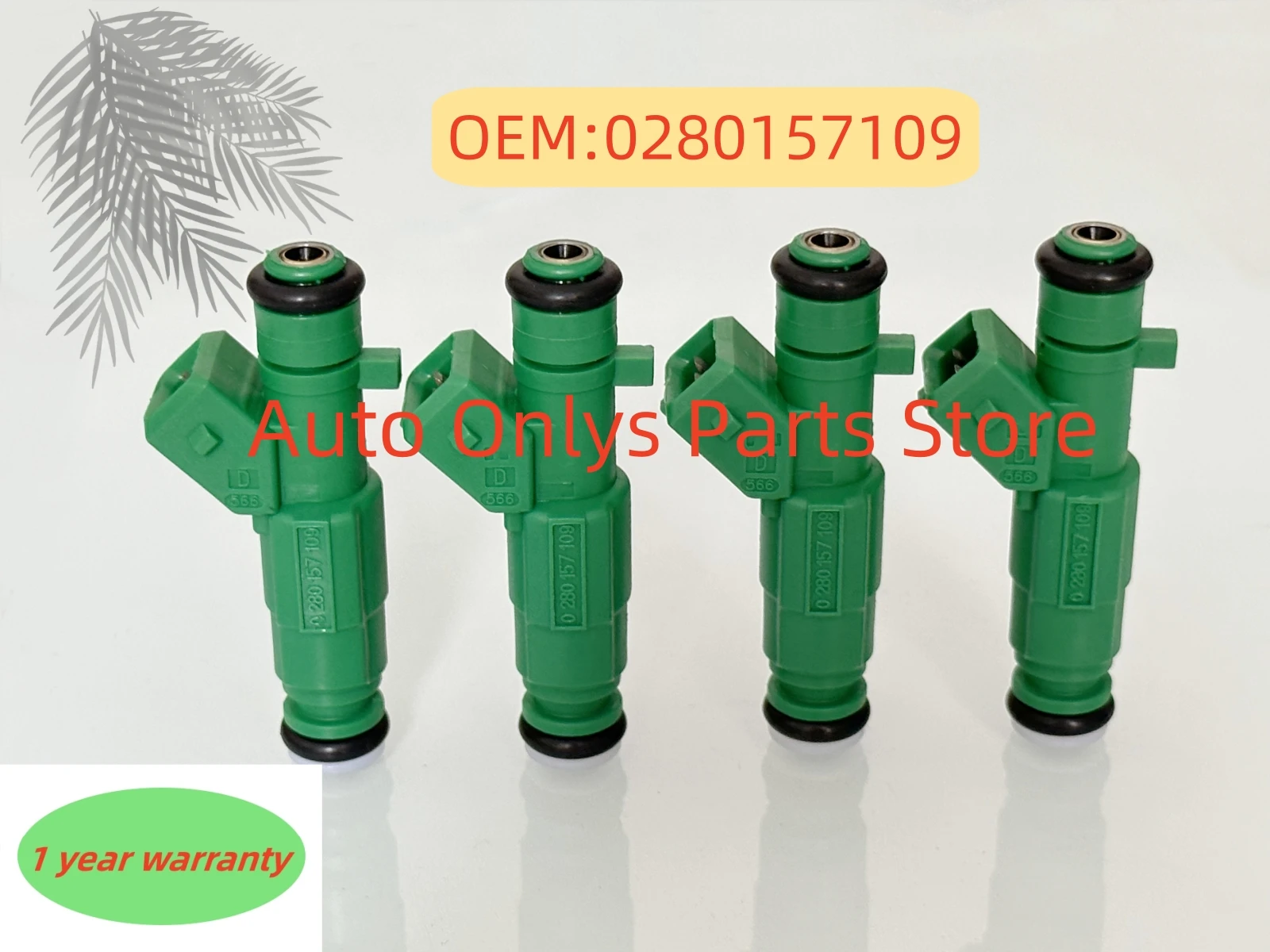 

4Pcs/Lot Fuel Injectors Nozzle 0280157109 030906031AJ For - KOMBI 1.4L 8V TOTAL FLEX 2009 High quality car accessories