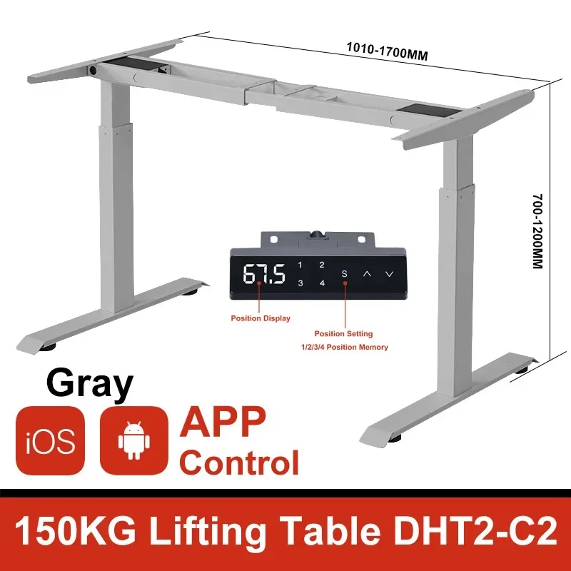 Adjustable Standing Desk Electric Lifting Table Height Adjustable Computer Stand Up Desk Stand Legs Controller Lift Column