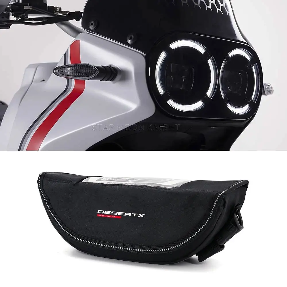 

For Ducati Scrambler Desert X DesertX 2022 2023- Motorcycle Accessories Waterproof Bag Storage Handlebar bag Travel Tool bag