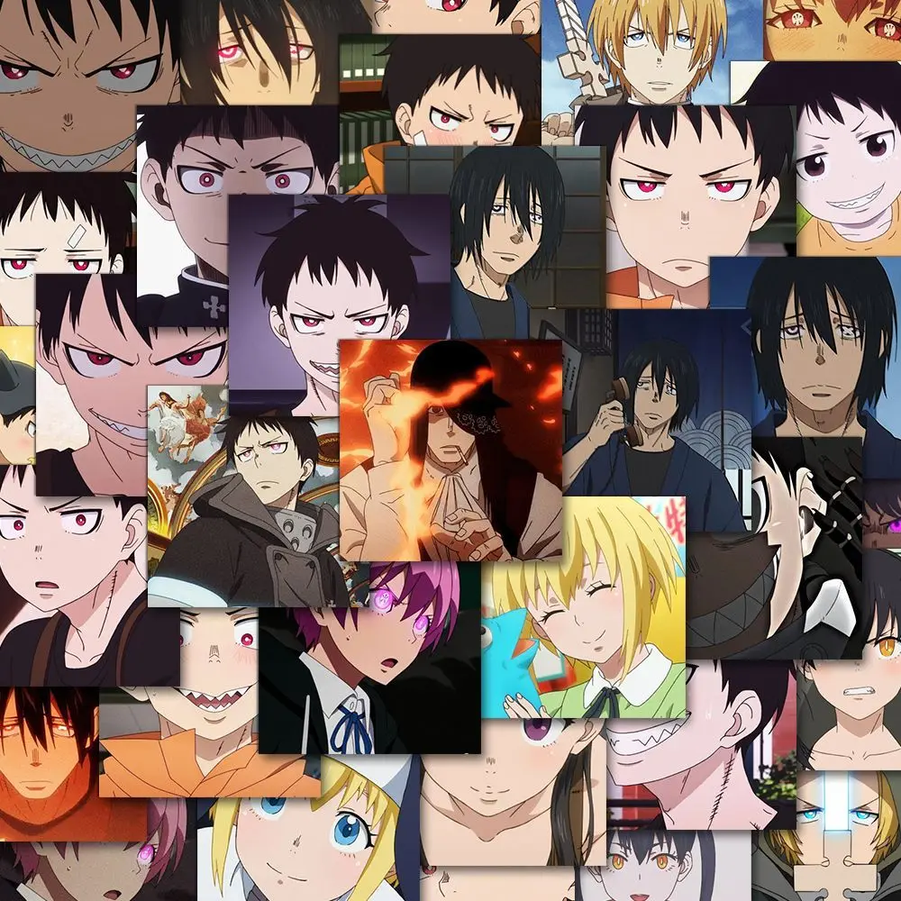 Enen No Shouboutai аниме наклейка Shinra Kusakabe наклейки школьные принадлежности студенческие канцелярские принадлежности милый чехол для ноутбука Декор подарок