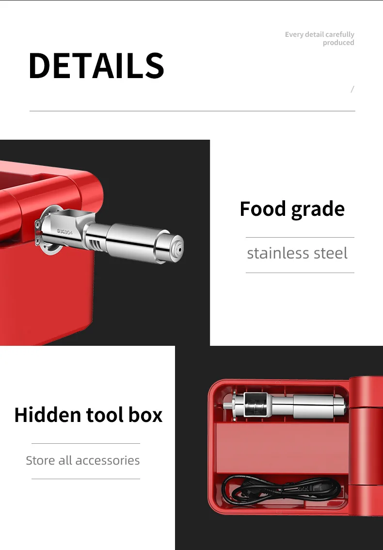 Extracteur de presse à huile d'arachide de graines de lin de sésame, machine pliante en acier inoxydable, interrupteur inductif