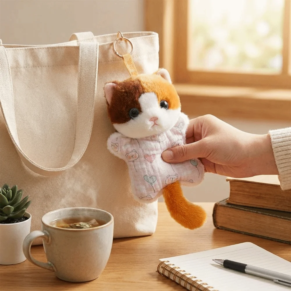 

Новая супермягкая успокаивающая пуф-мешок в форме кошки для комфортного сна – идеальный подарок