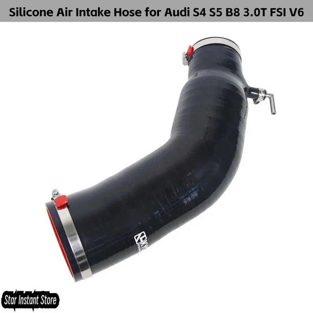 

KYOSTAR Silicone Air Intake Inlet Hose for 2009-2016 Audi S4 S5 B8 3.0T FSI V6