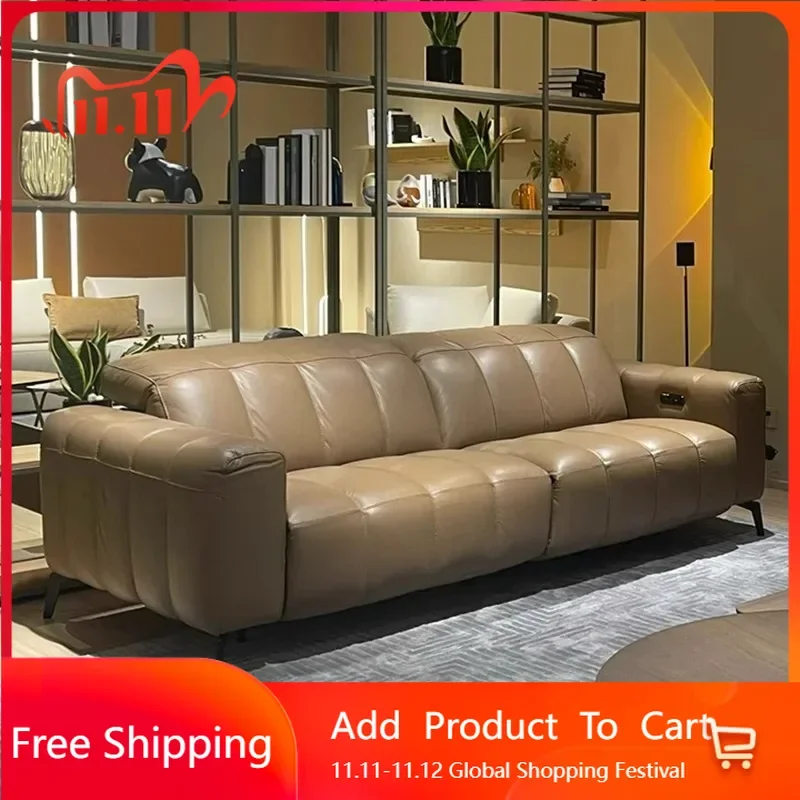 

Postmodern Leather Couch Luxury Floor Relax Office Lounge Sofa Lazy Nordic Modern Minimalist Woonkamer Banken Trendy Furniture