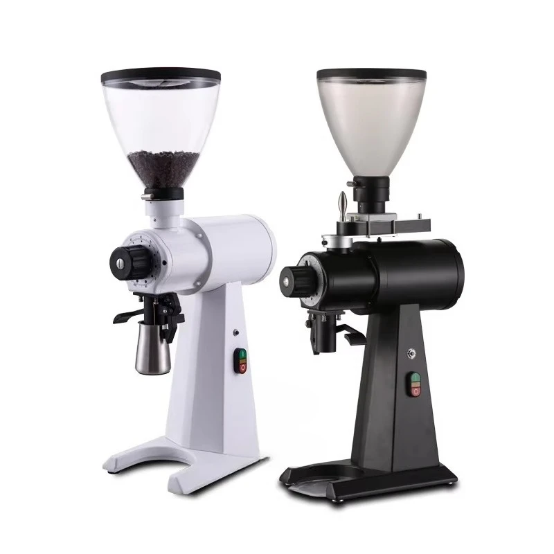 250g Hopper 98mm Flat Burr Stainless Steel Housing 1000W LED Display Coffee Grinder/Quantitative Coffee