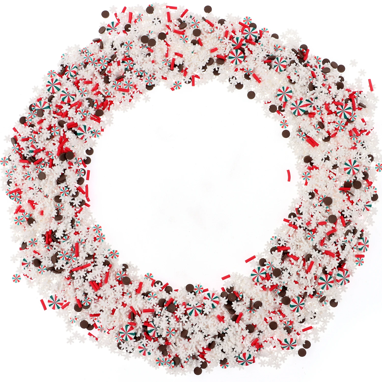40 g Weihnachts-Polymer-Ton-Scheiben, Epoxidharz-Füller, niedliche Schneeflocke, Urlaub, Schleim, Materialien, DIY, Basteln, Maniküre-Zubehör – Detail 11