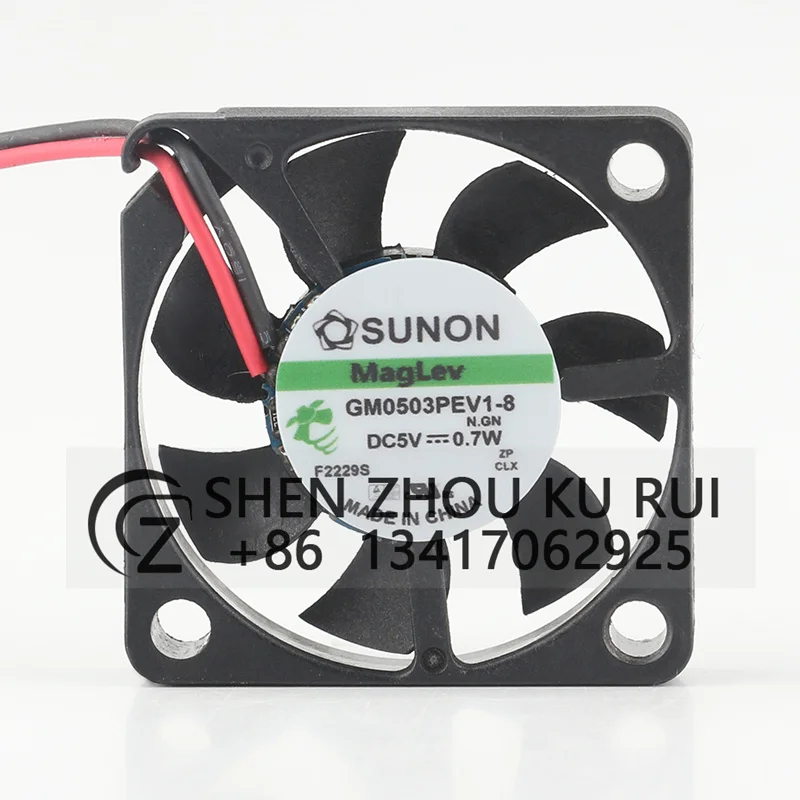 SUNON Construction GM0503PEV1-8/GM0535PEV1-8 3007 DC5V 0.7W ultra-thin micro maglev ultra-quiet fan 3CM  30x30x7MM