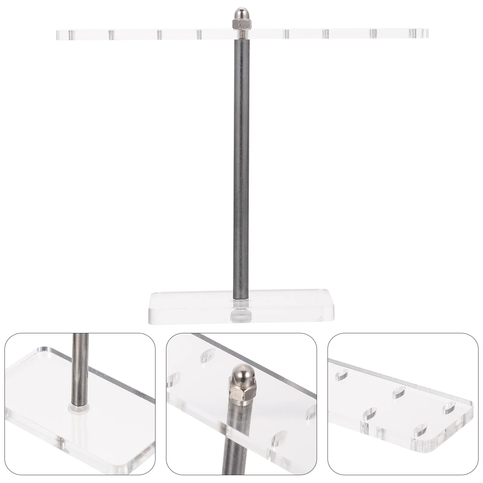 

1Pcs Simple Style Jewelry Organizer T Shape Earring Holder Great for Necklace Earrings Thanksgiving Gift Jewelry Display Stand