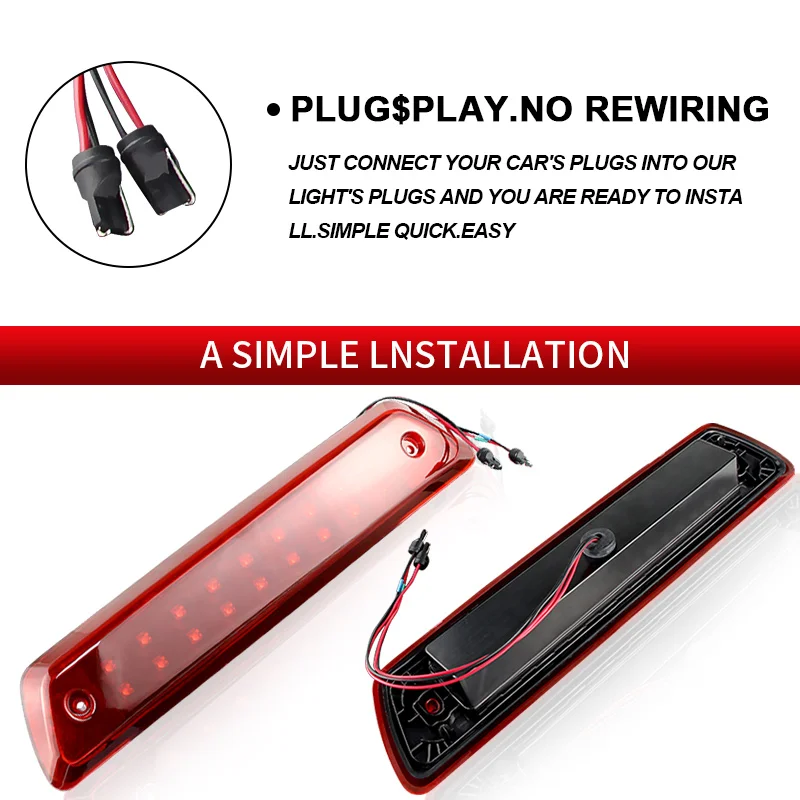 

Светодиодный третий стоп-сигнал для Ford F-150 Crew Cab, расширенный стандарт 2009-2014 для пикапа Lincoln Mark LT 2010-2014 AL3Z13A613E