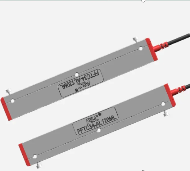 À travers le capteur optique coaxial de fibre optique de fibre de réflexion de faisceau FFTC34-AL120ML le capteur optique de fibre pour compter