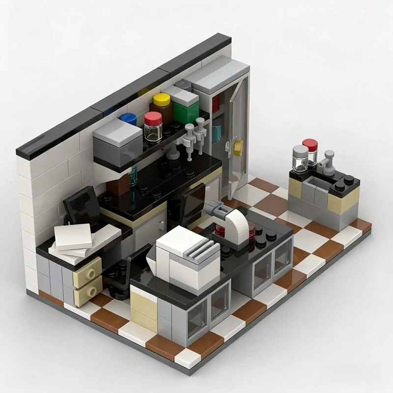 ชุดสร้างห้องปฏิบัติการขนาดจิ๋ว 260 ชิ้น - ชุดโมเดลตกแต่งบ้านขนาดจิ๋ว, ของขวัญ DIY สุดสร้างสรรค์สำหรับวัยรุ่นและนักสะสมผู้ใหญ่