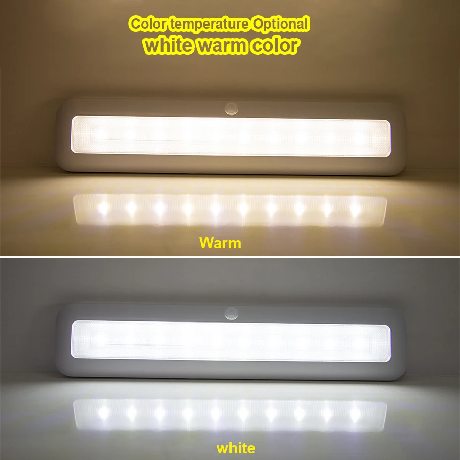 1pc Motion Sensor Cabinet Light - USB Rechargeable & Battery Powered - Brighten Your Home with Easy Installation