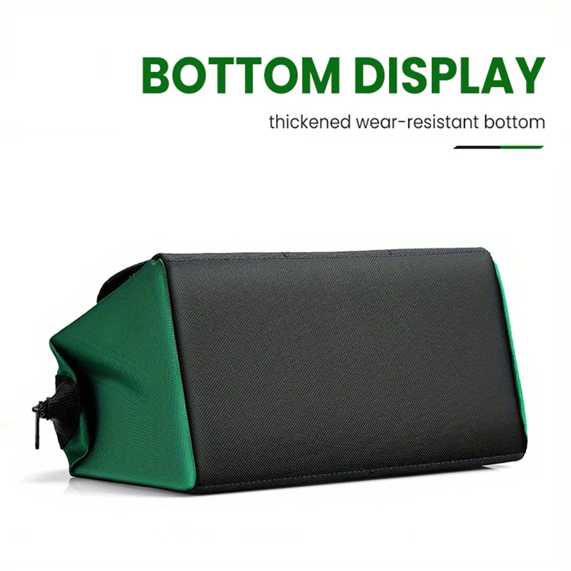 AIRAJ Borsa porta attrezzi da 13 pollici di grande capacità con tasche multiple resistenti all'usura per riporre attrezzi portatili