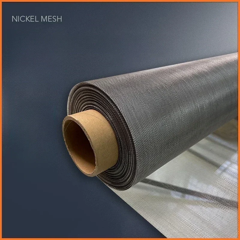 Customized 1 Square Meter Pure Nickel Mesh Purity 99.5% Plain Weave Square Hole 10-400 Mesh for Scientific Research Laboratory