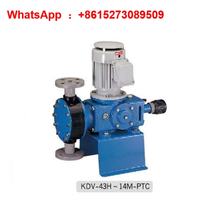 Bomba dosadora de diafragma mecânica KEMPION KDV-52H-FTC coreana 5000 ml/min cabeça da bomba PTFE