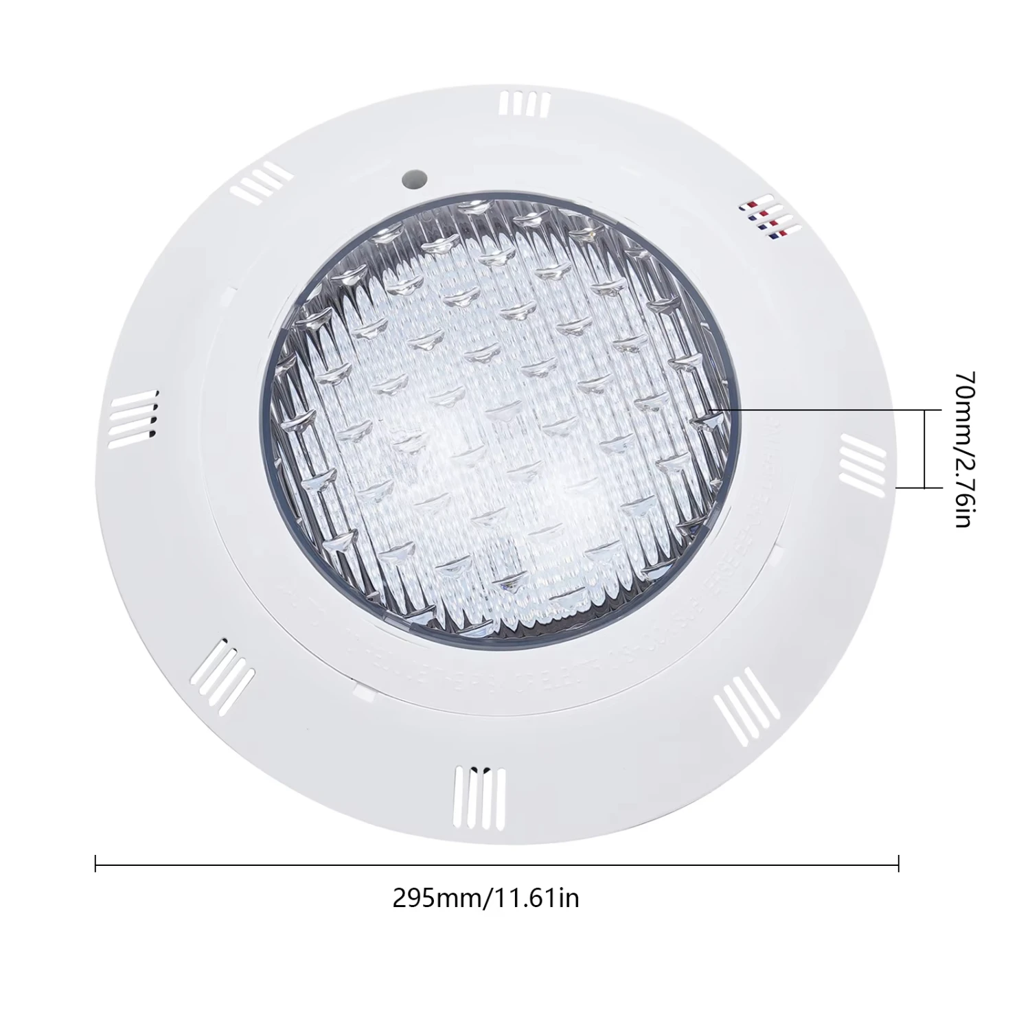 Luz subacuática RGB para piscina IP68 con luz subacuática para Spa lámpara impermeable AC12V 36W