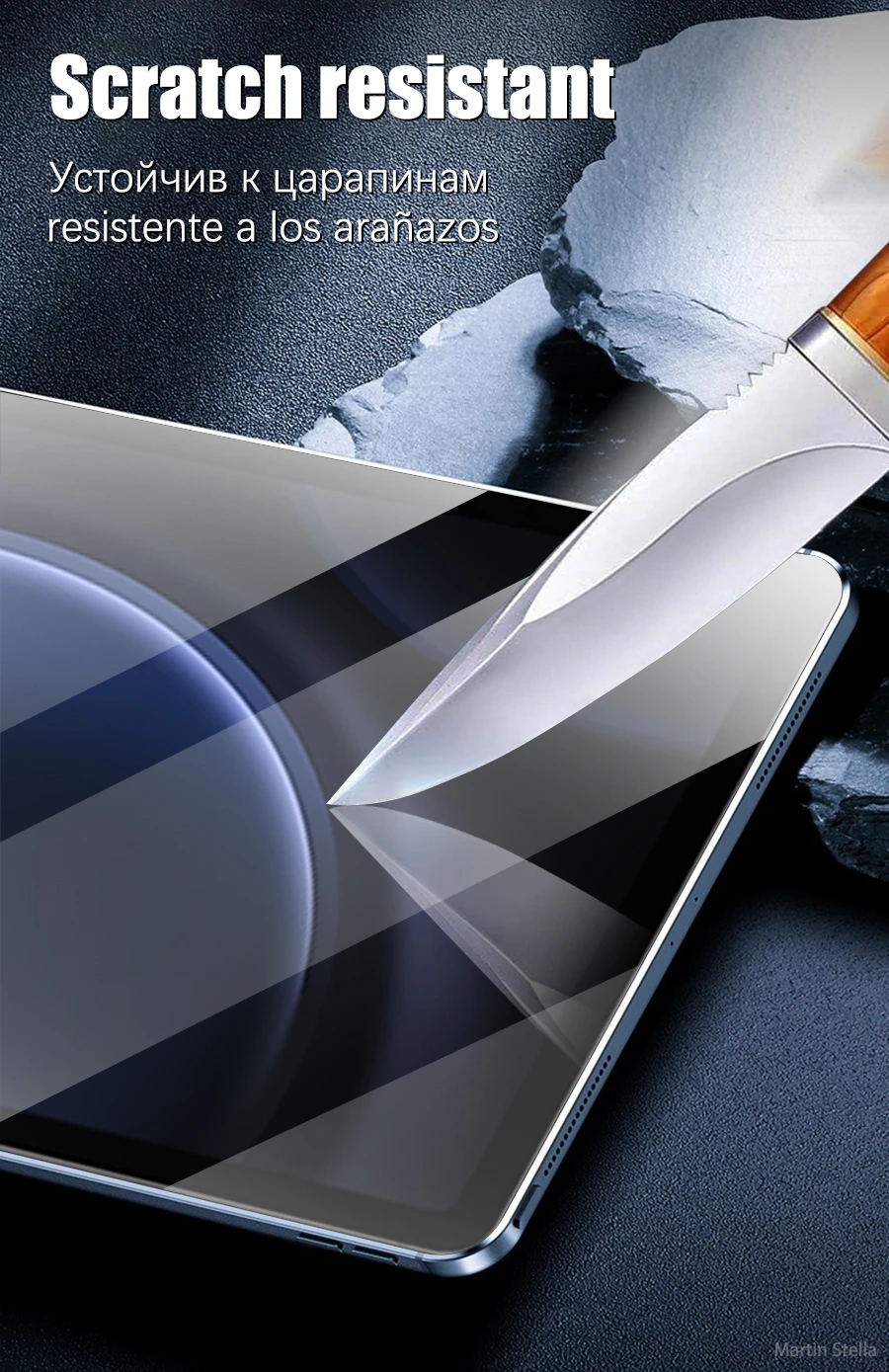 Gehärteter Glas-Displayschutz für Samsung Galaxy Tab S7 S9 Fe Plus S8 Ultra Tab S6 Lite A8 A11 Plus A9 Folie Einfache Installation – Detail 8