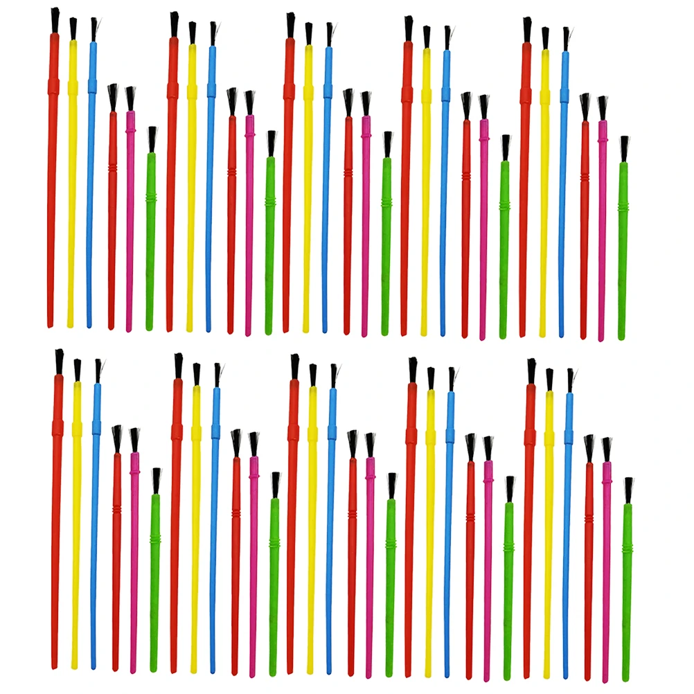 

100 PCS DIY Brush Micro Paint Brushes Drawing Detail Miniature Small Painting Child
